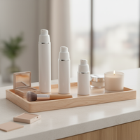 100ml bouteille d'émulsion en plastique verte pp Essence conteneur emballage cosmétique personnalisé