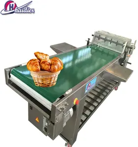 industrial croissant bread dough cutter and moulder bread making bakery machines