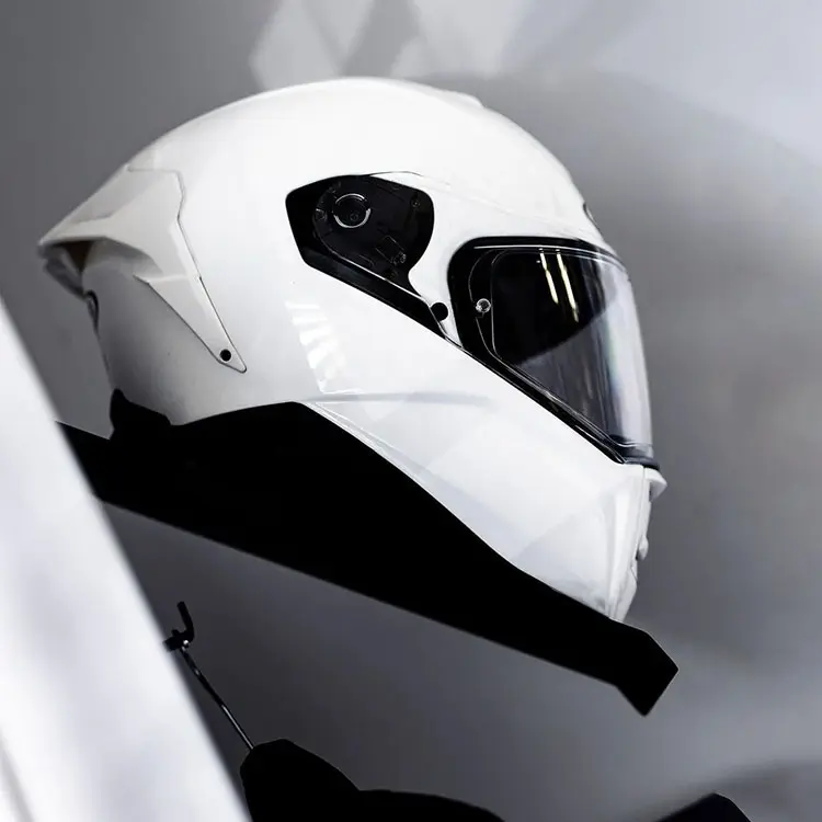 Jh-mech rak Display helm, untuk helm dan jaket sepeda motor menghemat jarak 3mm pemegang helm dipasang di dinding baja galvanis