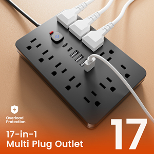 出厂价 3M 批发通用电源板 11 个插座，带 USB-A 和 USB-C，适合家庭使用 - Product Image 5