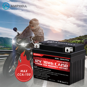 Batterie Lithium Fer Phosphate AMPXELL Deep Cycle 12V 2.5Ah 32Wh la plus populaire pour générateur de moto AMX12-25FQ 12V 2.5Ah 32Wh - Product Image 3