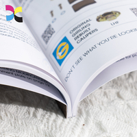 Échantillons gratuits petite série d'impression de magazines de livres personnalisés de haute qualité