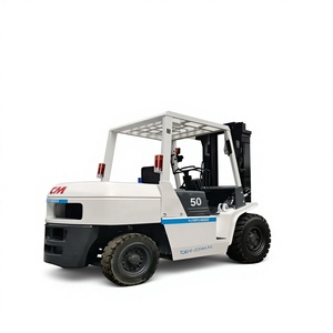 Montacargas Usado de 5 Toneladas con Contrapeso Diésel TCM 4WD, Mástil de Dos Etapas, Altura de Elevación de 6000 mm, Uso Todoterreno - Product Image 1