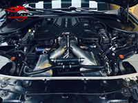 Refroidisseur supérieur, radiateur, refroidisseur d'huile moteur, entrée de turbo en titane, amélioré pour BMW F90 M5 M8 & G90 M5