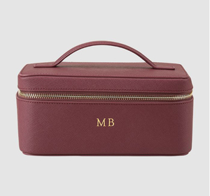 Portable Makeup Cosmetic <strong>case</strong> Bag Toliletry Bag Genuine <strong>Leather</strong> <strong>Jewelry</strong> <strong>case</strong> Organizer Cosmetic <strong>case</strong> for <strong>Travel</strong> - Product Image 6