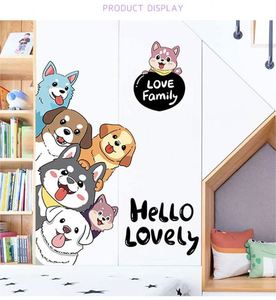 ขายส่งสติ๊กเกอร์ติดผนังตกแต่งรูปสัตว์เลี้ยงน่ารักสำหรับห้องเด็กร้านขายสัตว์เลี้ยงการ์ตูนสติ๊กเกอร์ตกแต่งแบบถอดได้ - Product Image 6