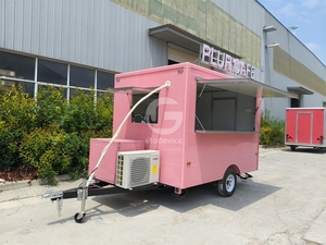 Remorque de vente de <span class=keywords><strong>hot</strong></span>-dogs neuve, mobile, en acier inoxydable, pour la restauration rapide, camion de cuisine multifonctionnel - Product Image 4