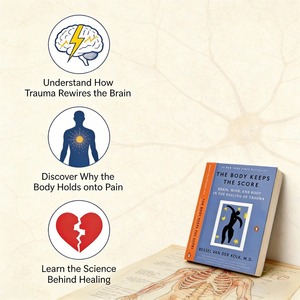 Le corps garde la mémoire : Livre sur la santé mentale et la récupération des traumatismes par Bessel <span class=keywords><strong>van</strong></span> der Kolk M.D. - Product Image 2