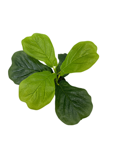 Vente directe d'usine TREESMAS LY237 Arbre artificiel en plastique Ficus lyrata 35x30cm pour la décoration intérieure et extérieure des magasins et du commerce de détail - Product Image 2