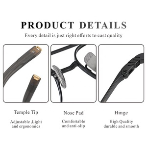 <span class=keywords><strong>Lunettes</strong></span> optiques en titane pour hommes Double pont Grande taille <span class=keywords><strong>Lunettes</strong></span> françaises Marques <span class=keywords><strong>Lunettes</strong></span> Montures de <span class=keywords><strong>lunettes</strong></span> Motif solide Fabriqué en Chine - Product Image 3