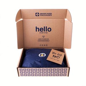 Custom Logo <b>Printing</b> Corrugated Cardboard Paper Luxury Small <b>Packaging</b> Box Shipping <b>Packaging</b> Gift Boxes With Logo - Product Image 3