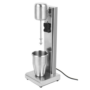 Machine à milkshake professionnelle en acier inoxydable 300W à tête unique, mélangeur électrique pour salons de thé, cocktails et bars, direct usine - Product Image 1
