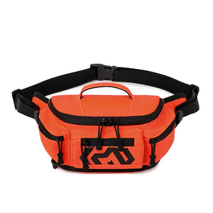 Masavi – sac de poitrine en Nylon imperméable pour hommes, sac à bandoulière pour Sports de plein air, Orange, noir, marron, couleur unie, été 2024 - Product Image 4