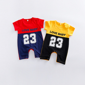 Ropa para Bebés al por Mayor de Fábrica: Bodys y Peleles para Niños con Diseño 'Love Baby Boy' en Español - Product Image 2