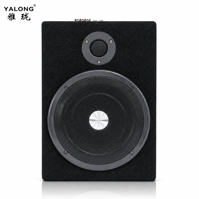 Custom 8/10 Inch Bluetooth Slim Subwoofer Wooden Enclosure Car Audio System OEM ODM Brand Solution Factory Manufacturer