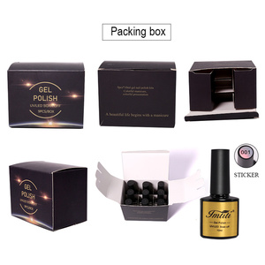 Kit de vernis à ongles gel UV professionnel, produit de <span class=keywords><strong>manucure</strong></span> à faire soi-même, pour la maison, brillant, scintillant et pailleté, à utiliser à la maison, 7 couleurs, nouveauté, usage domestique - Product Image 6