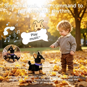 Juguetes de Peluche Inteligentes para Niños Tumama, Juguete de Peluche de Perrito que Camina con Control por Voz, Perro <span class=keywords><strong>Doberman</strong></span> Musical de Peluche, Juguete Sensorial Interactivo para Bebés - Product Image 5