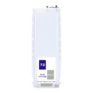 Supercolor 280ML a Set 6 Colors 72 Empty <b>Refill</b> <b>Ink</b> Cartridges With One Main Chip PK for HP Desinjet T610 T770 T790 T1120 T1200 - Product Image 2