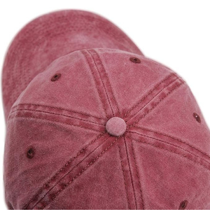 3-Pack Vintage Washed Oxford Cotton Baseball Cap Adjustable Low Profile Plain Dad Hat Twill Unisex Classic Cap for Men Women - Product Image 6