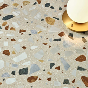 Nouveau <span class=keywords><strong>Terrazzo</strong></span> Blanc Coloré Pierre Artificielle Salle <span class=keywords><strong>De</strong></span> Bains Cuisine Comptoir Table Top <span class=keywords><strong>Terrazzo</strong></span> Carrelage Décoration Intérieure <span class=keywords><strong>Terrazzo</strong></span> - Product Image 6