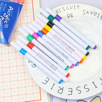 Marqueurs de peinture acrylique imperméables à base d'eau, stylos multi-surfaces pour l'intérieur et l'extérieur, artisanat