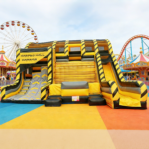Parcours d'obstacles gonflable Ninja Warrior, jeu de défi Ninja commercial pour enfants et adultes, location pour événements extérieurs et fêtes foraines - Product Image 4