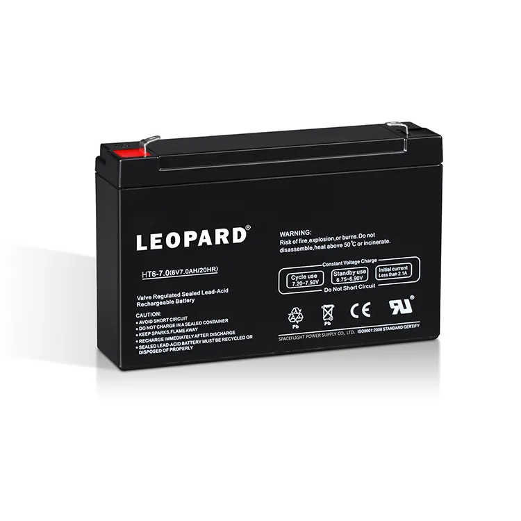 sealed lead acid battery 6v 7ah rechargeable battery for led light