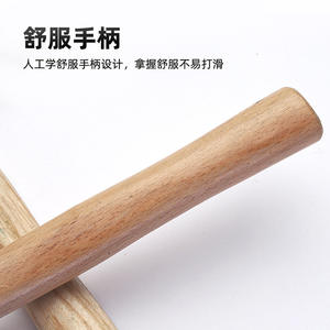 Martillo de soldadura con mango de madera, 300g, 500g, cara rectangular, para soldadores de construcción, carpintería, renovación del hogar - Product Image 5