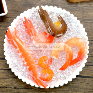 Modelo Realista de Camarones Pelados y Cocidos de Imitación para Exhibición en Museos, Educación, Cultura Gastronómica, Exhibición de Buffet - Product Image 5