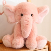 Peluche d'éléphant réaliste, adorable poupée d'éléphant, jouet en peluche doux, oreiller de sommeil pour enfants, cadeau d'anniversaire pour filles
