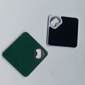 Personalized Anti-Slip Square Beer Bottle Opener Multifunctional Coaster and Promotional Gift for Bars - Product Image 5