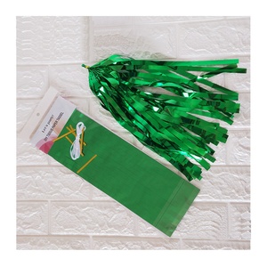 Christmas Birthday Wedding Party Decoration Strips Tissue Hanging Banner Decor Colorful Golden Paper and Foil <strong>Tassel</strong> for <strong>Balloon</strong> - Product Image 6