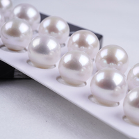Perles naturelles en gros 14-15mm 15-16mm Edison blanc grande forme ronde perle d'eau douce perles en vrac