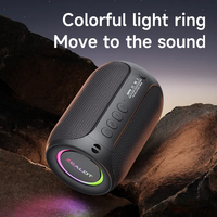 Zealot S32pro Mini Bass Haut-parleur sans fil Étanche Portable RGB LED Éclairage Haut-parleur