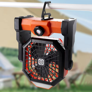 Nuevo Ventilador Portátil de Alta Capacidad de 7800 Ma 2025, Ventilador Recargable de Escritorio y Camping con Luz LED y Gancho, Ventilador para Exteriores para Tiendas de Campaña, Viajes en Auto - Product Image 1