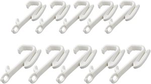 Крючки для планеров подходят для драпировки нейлоновых петель, крючки для рельсовых направляющих и петли для оконных штор, дверных занавесок. - Product Image 5