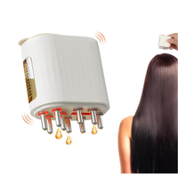 Produits en livraison directe 2024 Applicateur d'huile d'essence pour le cuir chevelu électrique portable Thérapie par la lumière rouge Masseur pour la croissance des cheveux