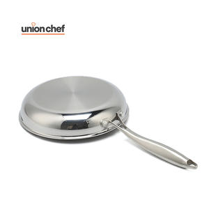 Sartén de Acero Inoxidable de 3 Capas, Moderna y de Lujo, <span class=keywords><strong>Sin</strong></span> Recubrimiento, Ecológica, Acabado Pulido, Apta para Lavavajillas y Horno, para Cocina Casera - Product Image 4