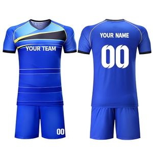 Uniforme de Fútbol Unisex al por Mayor, Diseño Personalizado, Poliéster Transpirable de Alta Calidad, Sublimación, Logotipo Personalizado, OEM, ODM - Product Image 1