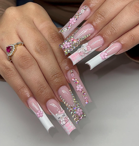 Venta al por mayor de lujo diseñador bailarina francés acrílico personalizado de alta calidad <span class=keywords><strong>palo</strong></span> de prensa en las <span class=keywords><strong>uñas</strong></span> - Product Image 4