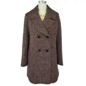 women winter long wool coat