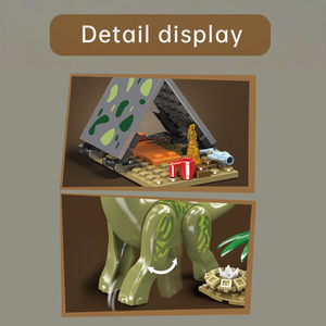 Mould King 29001, 373 Piezas, Serie <span class=keywords><strong>Jurassic</strong></span> <span class=keywords><strong>World</strong></span>, Huevo <span class=keywords><strong>de</strong></span> Dinosaurio <span class=keywords><strong>de</strong></span> Cuello Largo, Bloques <span class=keywords><strong>de</strong></span> Construcción, Modelo Técnico, Juguete Educativo, Regalo Festivo - Product Image 5