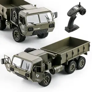 6 X6 Alloy Rc Pickup Truck im Maßstab 1:12 2,4 GHz 4CH Full Scale US 6WD Cargo Kletter wagen Modell auto mit Lichtern