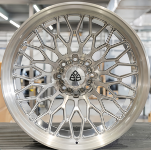 Rines Todoterreno 722Auto, Rines Profundos de 20, <span class=keywords><strong>22</strong></span> y 24 Pulgadas, 5x127, 6x135, Plateado Brillante para Toyota Tacoma, Ford Ranger, Jeep Wrangler <span class=keywords><strong>Rubicon</strong></span> - Product Image 1