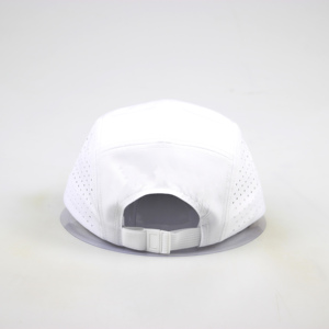 Gorra de béisbol de campamento de 5 6 paneles blanca de secado rápido para mujer, felpa de verano sin estructura para correr, actividades al aire libre, resistente al agua - Product Image 2