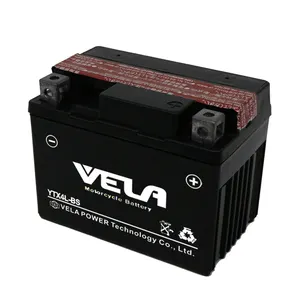 VELA/PERSEUS/OEM YTX4L铅酸摩托车12v 4AH最佳供应商