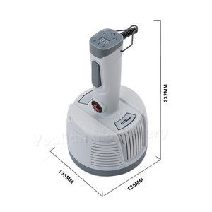 Machine <span class=keywords><strong>de</strong></span> scellage par induction semi-automatique portative DGYF-400 à refroidissement par <span class=keywords><strong>gaz</strong></span> <span class=keywords><strong>pour</strong></span> le scellage thermique des bouteilles en plastique, des pots et des capsules en aluminium - Product Image 4