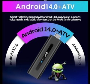 Tv98 ATV Pro 8K Android 14 H313 2.4G/5.8G Wifi Kép Android TV Box thông minh TV Stick Dongle hồng ngoại IR + BT bằng giọng nói điều khiển từ xa - Product Image 5