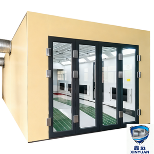 Konverter Katalitik yang Ditingkatkan Pemanas Diesel 12KW Bilik Semprot Mobil Suhu Pengeringan 80C Peningkatan Pengurangan Emisi Ketat - Product Image 4