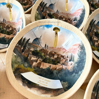 Kippa de luxe personnalisée avec logo brodé – Chapeau religieux juif pour cérémonie de mariage – Cadeau Judaica de haute qualité